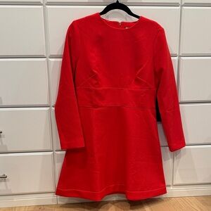 NWT Tuckernuck Elegant Red Long Sleeve Dress